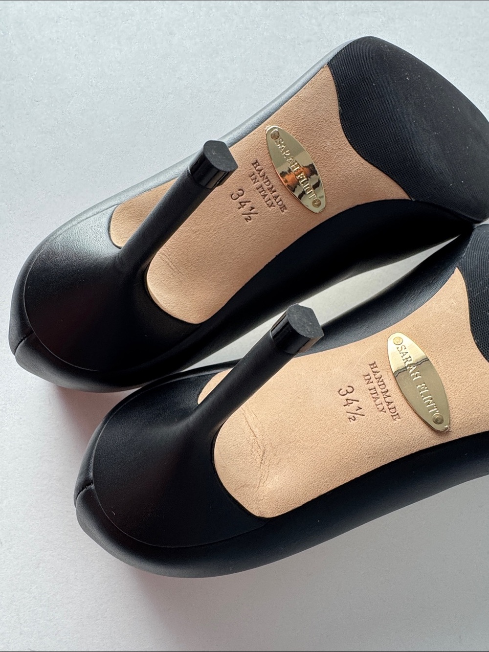 BRAND NEW Sarah Flint Perfect Pump 85 in Black Calf - Classic Pointed-Toe Heel - Picture 13 of 16